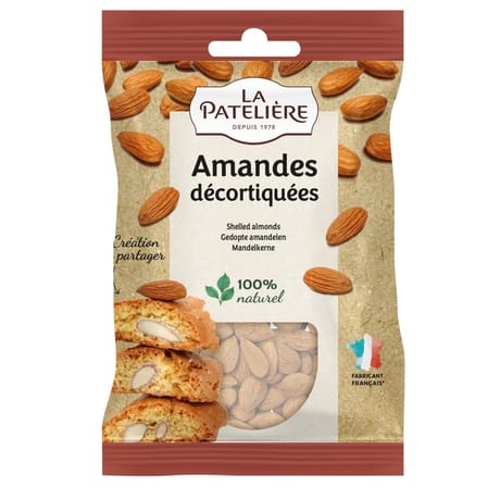 La patelière amandes décortiquées 125g
