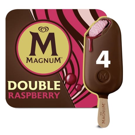 Magnum bâtonnet deluxe framboise 4x85ml 284g