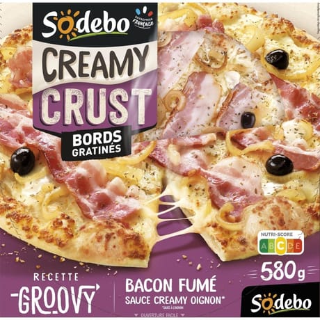 Sodebo pizza crust groovy bacon fumé 580g