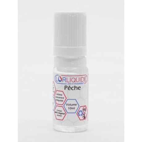 Concentré pêche 10 ml lorliquide