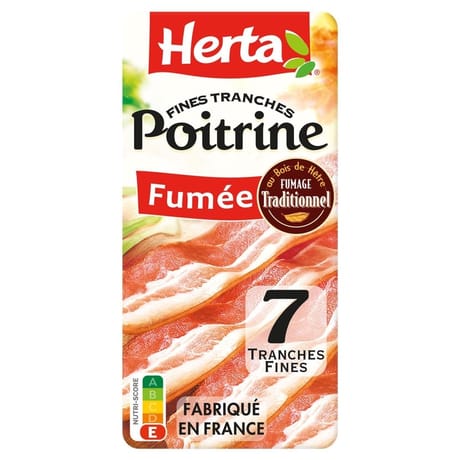 Herta poitrine fumée 100g