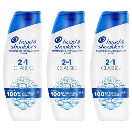 Head & shoulders base 2in1 classic 3x300ml