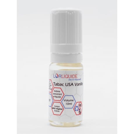 Concentré tabac usa vanille 10 ml lorliquide