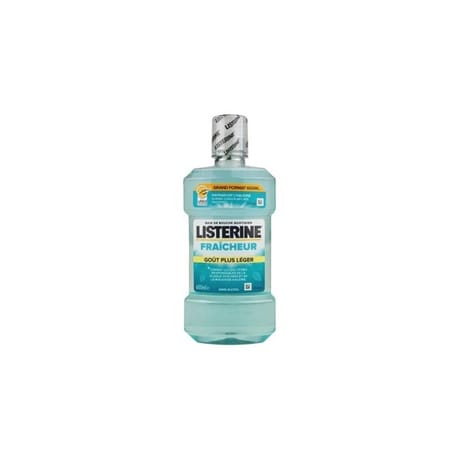 Listerine bain de bouche fraicheur goût léger 600ml