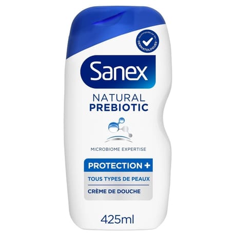 Sanex natural prebiotic douche protection 425ml