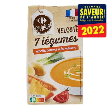 Carrefour original velouté 7 légumes 1l