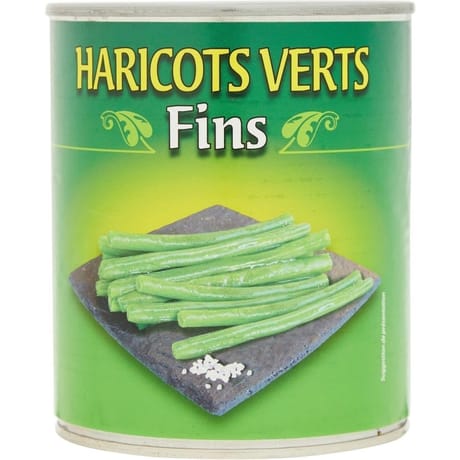Haricots verts fins 440g