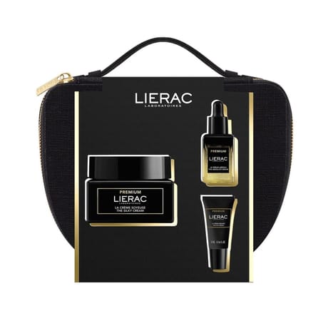 Lierac premium coffret anti age crème soyeuse 50ml+sérum 13ml+crème regard 5ml