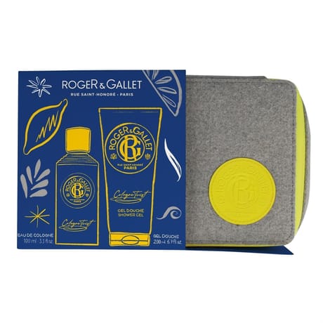 Roger&gallet coffret vanity cologne twist eau de cologne 100ml et son gel douche 200ml
