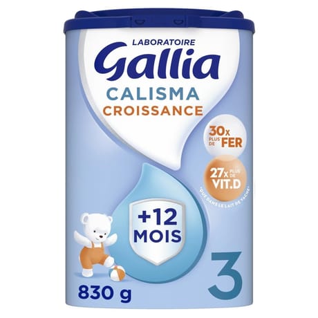 Laboratoire gallia croissance 3 dès 12mois 830g