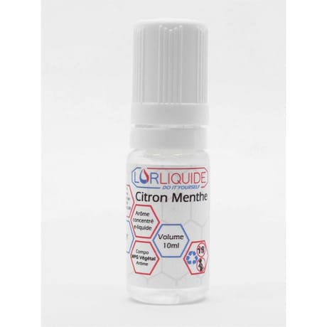 Concentré citron menthe 10 ml lorliquide