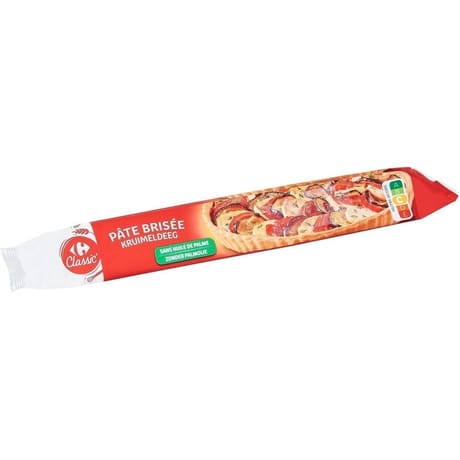 Carrefour Classic' pâte brisée sans huile de palme 230g