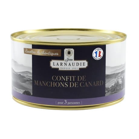Jean larnaudie manchons de canard confits  france "les authentiques" boite 1240g
