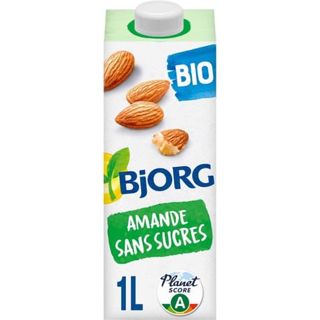 Bjorg lait d'amande sans sucres ajoutés bio 1l