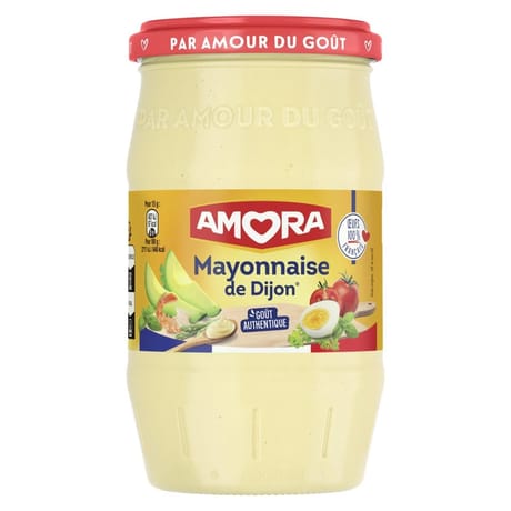 Amora mayonnaise de Dijon bocal 605g