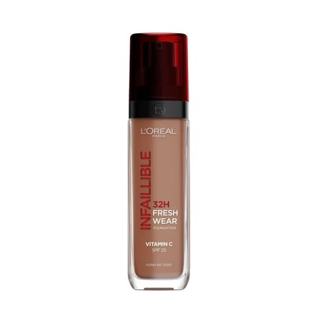 L'oréal paris infaillible 32h fresh wear fond de teint liquide 390 ébène