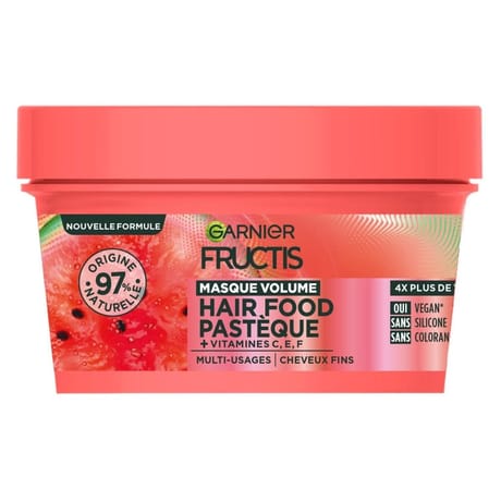 Garnier fructis hairfood masque pastèque 320 ml