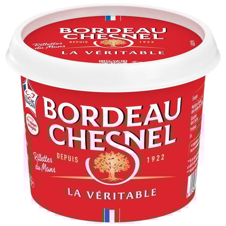 Bordeau Chesnel rillettes du Mans de porc la véritable 110g