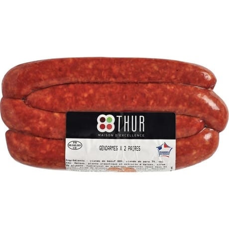 Gendarmes 120gx2 fe charcuterie de la thur