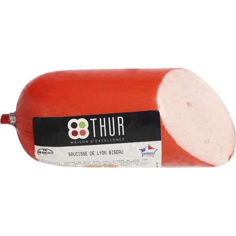 Saucisse de lyon biseau fe 330g charcuterie de la thur