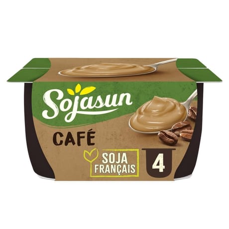 Sojasun dessert au soja et au café 4x100 g