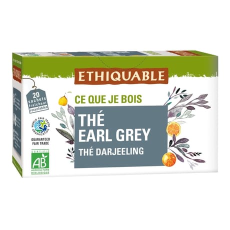 Ethiquable thé earl grey bio 36g