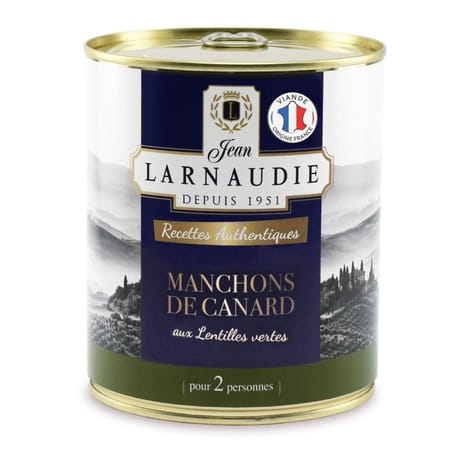 Jean larnaudie manchons de canard aux lentilles france