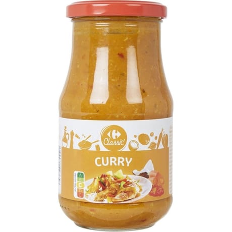 Carrefour classic' sauce curry 420g
