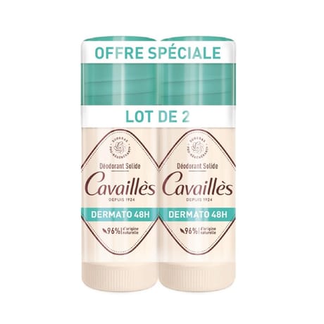 Rogé cavaillès déodorant solide dermato 48h stick 2x40ml