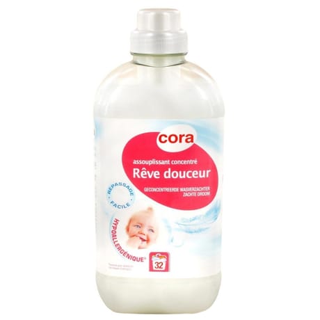 Cora assouplissant concentré rêve éclat douceur hypo 32 lavages 750ml