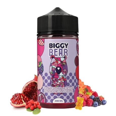 Fruits Rouges Grenade Fraise des Bois Booste 200 ml - Niggy Bear