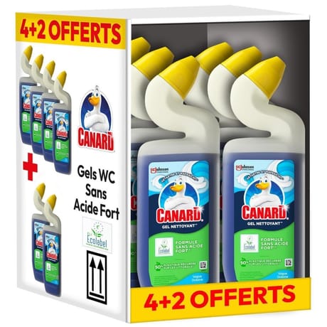 Canard gel nettoyant vague océane 4+2 offerts