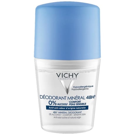 Vichy déodorant minéral bille sans sel d'aluminium 48h 50ml