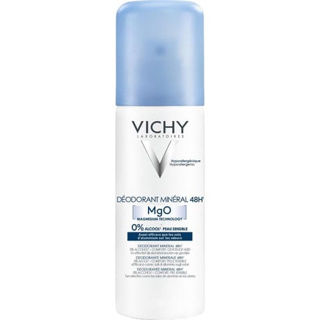 Vichy déodorant minéral spray sans sel d'aluminium 48h 125ml