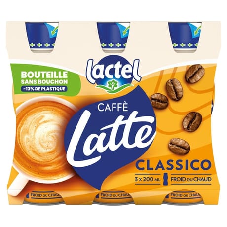 Lactel caffe latte classico 3x200ml
