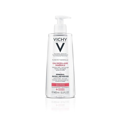 Vichy eau micellaire miinéral peaux sensibles 400ml