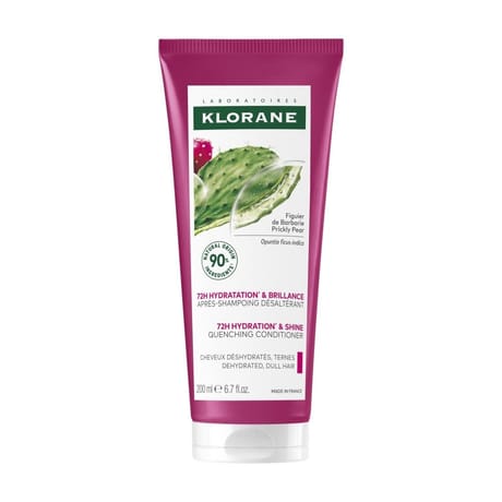 Klorane figuier barbarie après-shampooing désaltérant 72h hydratation 200ml