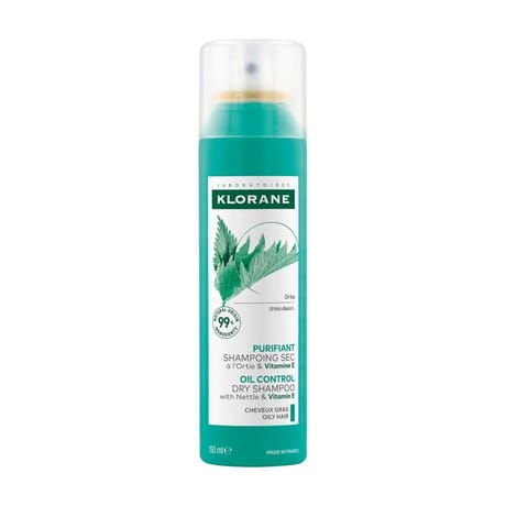 Klorane ortie & vitamine e shampooing sec purifiant 150ml