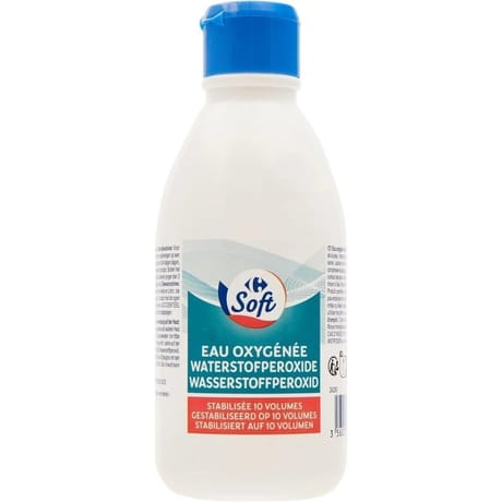 Carrefour soft eau oxygénée stabilisée 10 volumes 250ml
