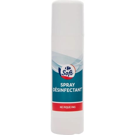 Carrefour soft spray désinfectant indolore 100ml