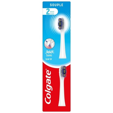 Colgate brosse à dents à piles recharges sonic x2