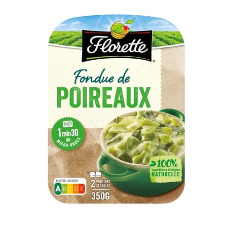 Florette fondue de poireaux 2 x 175g
