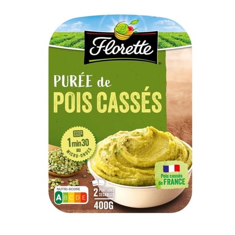 Florette purée de pois cassés 2 x 200g