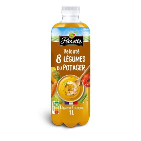 Florette velouté 8 légumes du potager 1l