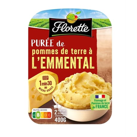 Florette purée de pommes de terre à l'emmental 2 x 200g