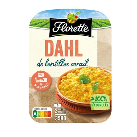 Florette dahl de lentilles 2 x 175g - 350g