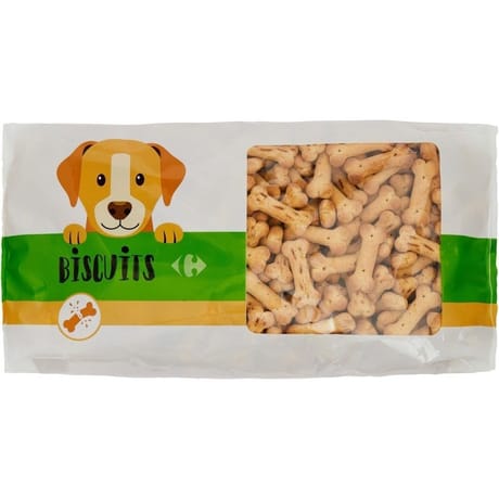 Carrefour biscuits pour chien sachet 1.5 kg