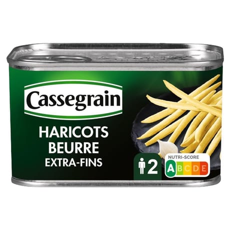 Cassegrain haricot beurre 1/2 220g