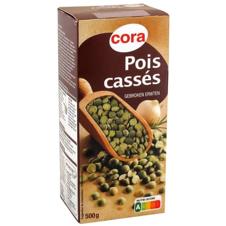 Cora pois cassés 500g