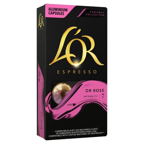 L'or espresso sublime or rose x10 52g
